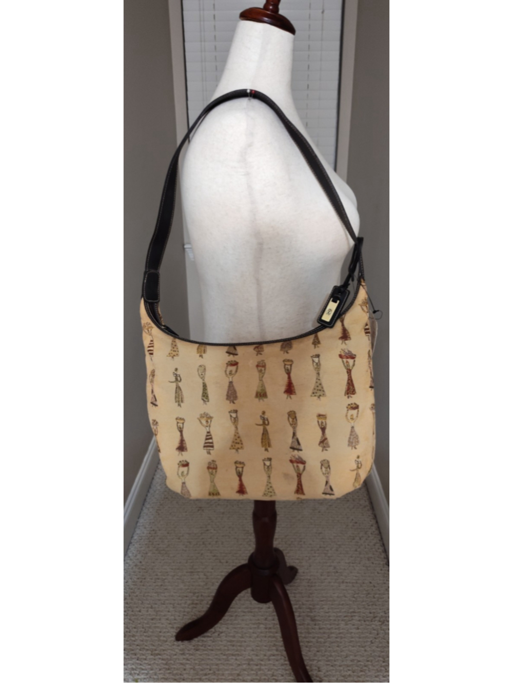 Etienne Aigner Carry Away Collection Tribal Ladies Hobo Handbag NWT - Picture 11 of 14
